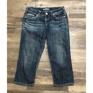 Silver Jeans Co. Suki Size 29 Curvy Cropped Capri Jeans 29x21